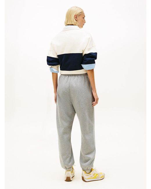 Tommy Hilfiger Blue Flex Fleece Relaxed Cuffed Leg Joggers
