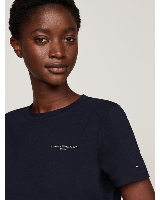 Tommy Hilfiger Blue 1985 Collection Logo T-shirt