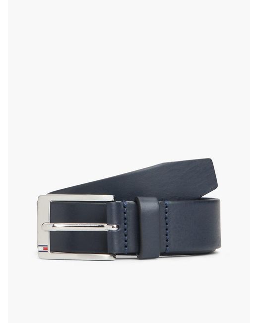 Tommy Hilfiger Black Leather Belt for men