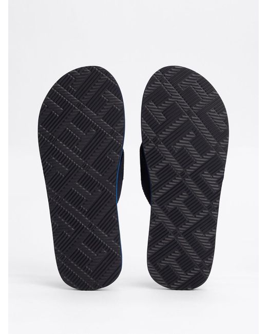 Tommy Hilfiger Blue Massage Footbed Flip-flops for men