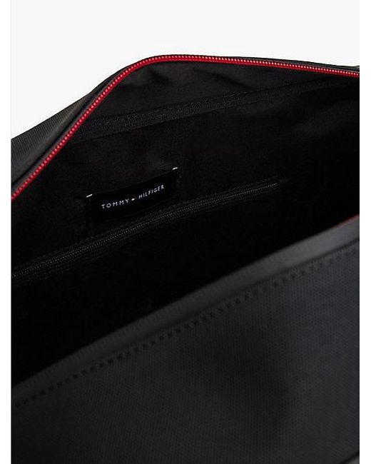 Tommy Hilfiger Crossbody-Dufflebag Mit Logo Aus Metall in Black für Herren