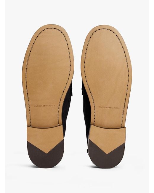 Mocassini di Tommy Hilfiger in Black da Uomo