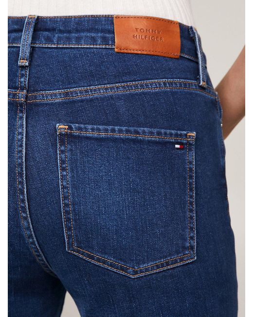 Tommy Hilfiger Blue High Rise Bootcut Jeans