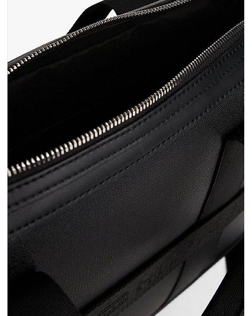 Tommy Hilfiger Moderne Crossbody Laptoptas Met Metallic Logo in het Black voor heren