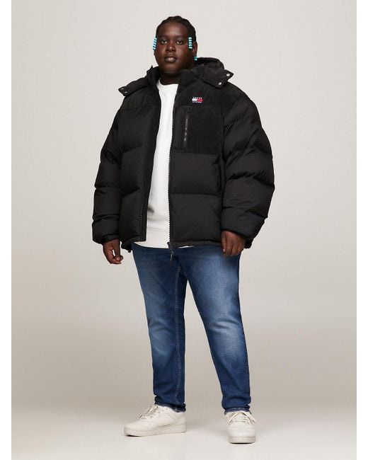 tommy hilfiger black puffer