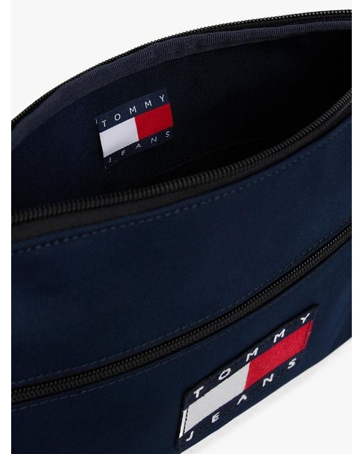 Tommy Hilfiger Blue Archive Logo Sacoche Bag for men