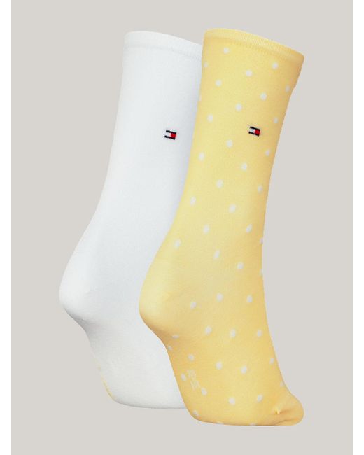 Tommy Hilfiger Yellow 2-pack Polka Dot Socks