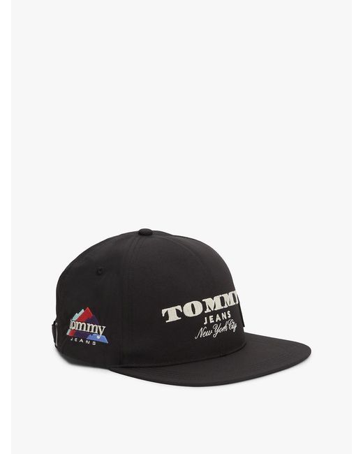 Tommy Hilfiger Black Archive Logo Embroidery Baseball Cap for men