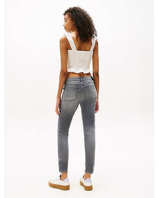 Tommy Hilfiger Multicolor Skinny Jeans Mit Knöchel-Reißverschluss