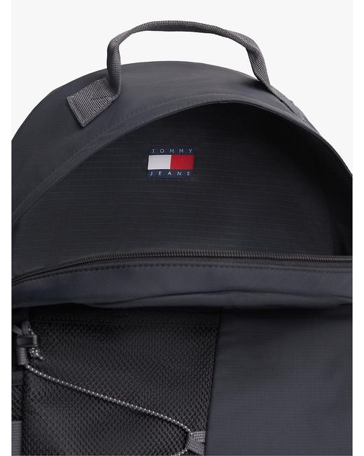 Tommy Hilfiger Blue Outdoor Textile Mesh Pocket Backpack for men