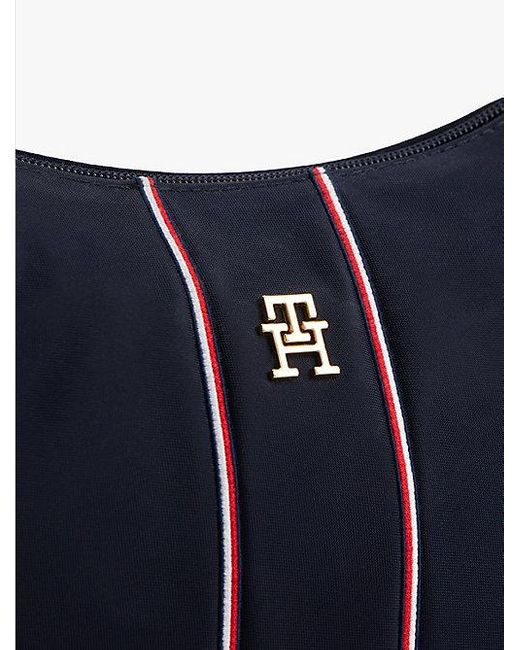 Tommy Hilfiger Blue Schultertasche Mit Tommy-Tape