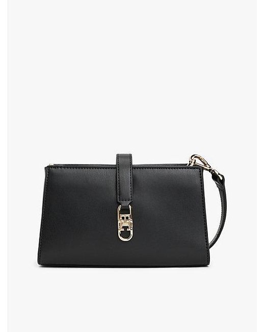 Tommy Hilfiger Black Crossbody-Tasche Mit Th-Monogramm-Emblem