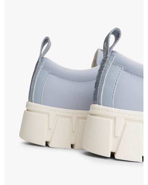Tommy Hilfiger White Logo Tab Platform Cleat Trainers