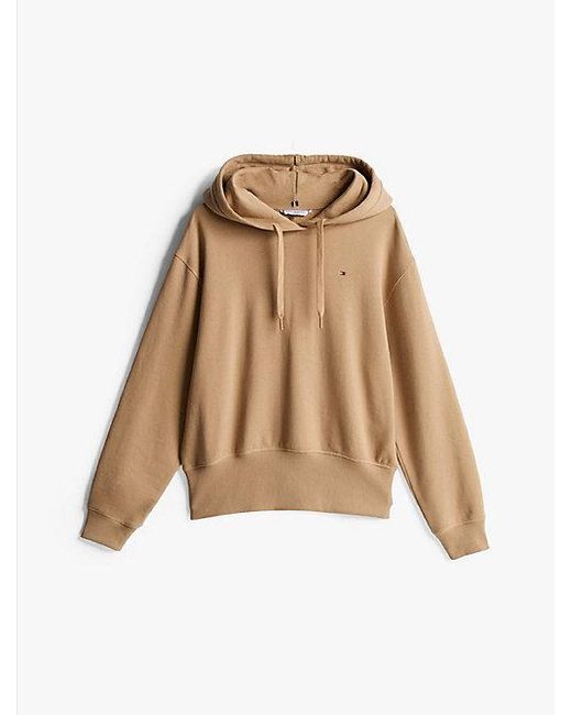 Sudadera De Felpa Con Capucha Y Bajo Ancho Tommy Hilfiger de color Blue