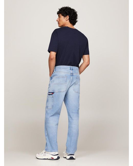 Tommy Hilfiger Blue Skater Carpenter Faded Jeans for men