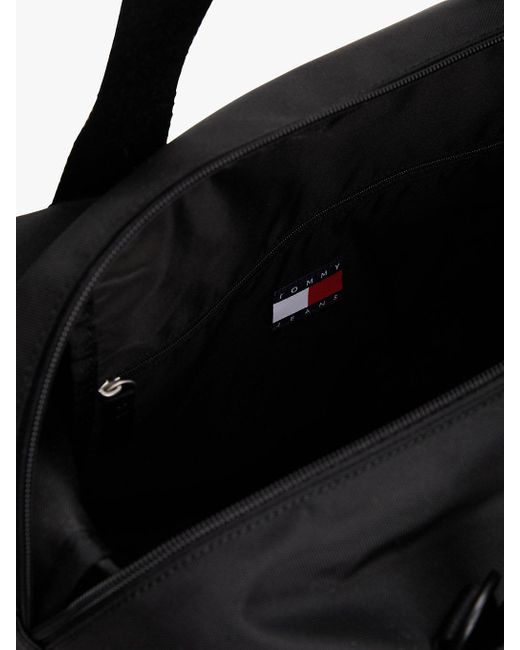 Tommy Hilfiger Black Essential Duffel Bag for men