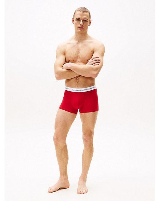Tommy Hilfiger Set Van 3 Boxershorts Met Logotaille in het White voor heren