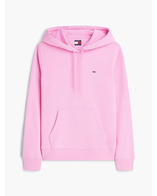 Tommy Hilfiger Red Brushed Fleece Drawstring Hoody