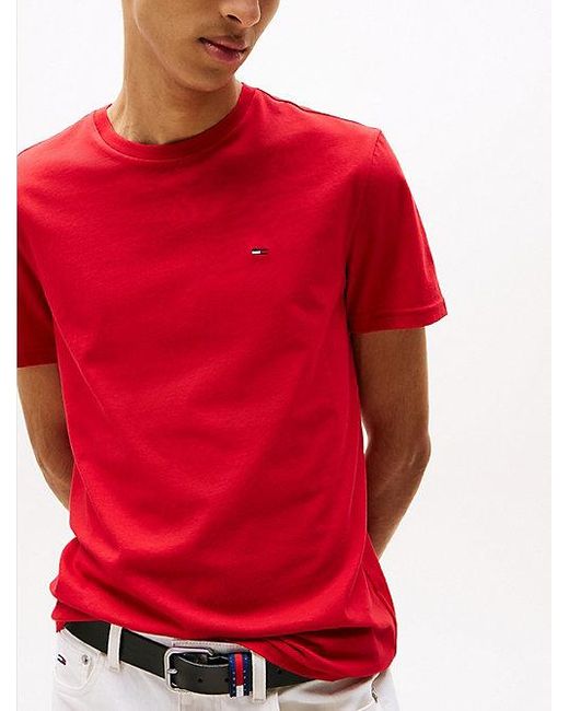 Tommy Hilfiger Set Van 3 Extra Slim Fit T-Shirts Met Vlag in het Blue voor heren