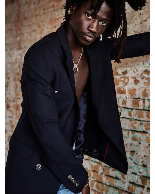 Tommy Hilfiger X Shawn Mendes Double Breasted Blazer in Black for