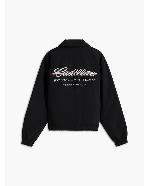 Tommy Hilfiger Blue Th X Cadillac Formula 1 Team Logo Coach Jacket