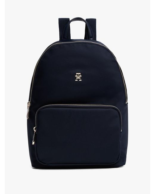 Zaino Th Emblem Con Placchetta di Tommy Hilfiger in Blue