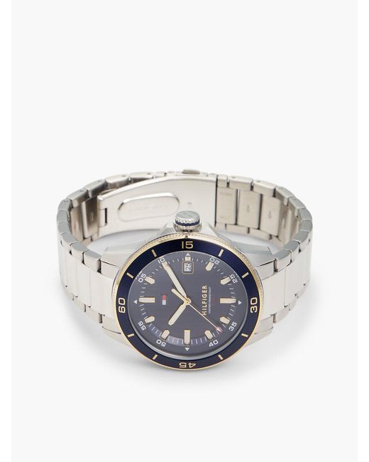 Tommy Hilfiger Blue Stainless Steel Watch for men