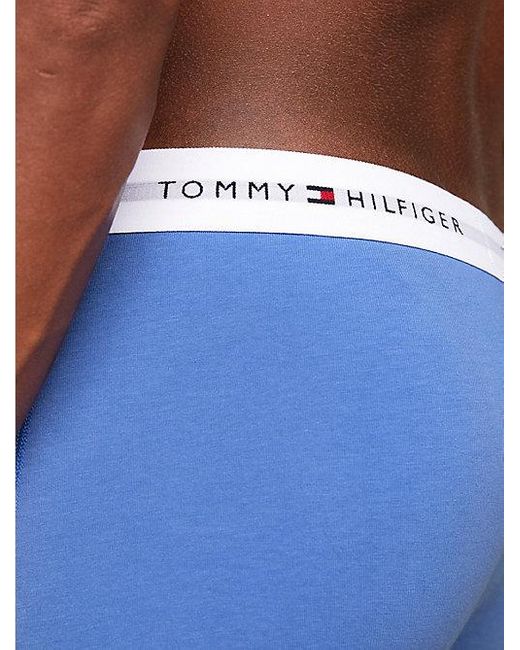 Tommy Hilfiger Signature Essential Set Van 3 Boxershorts in het Blue voor heren