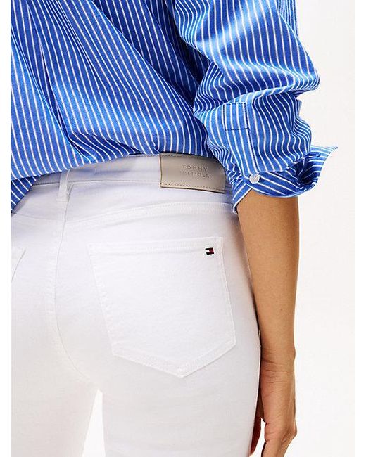 Vaqueros Como Ceñidos De Talle Medio Tommy Hilfiger de color Blue