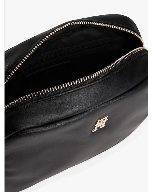 Tommy Hilfiger Black Crossbody-Kameratasche Mit Th-Monogramm