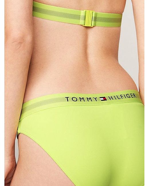 Tommy Hilfiger Original Hipster Bikinibroekje Met Logo in het Green