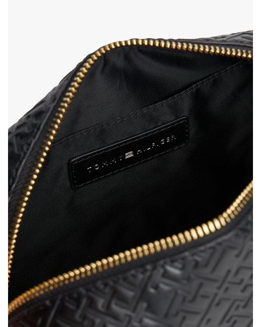 Pochette Toilette Hilfiger Icon Con Logo di Tommy Hilfiger in Black
