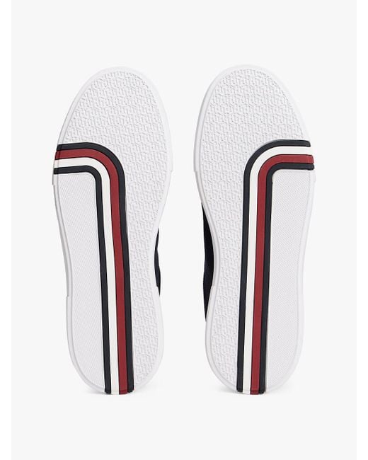 Tommy Hilfiger Blue Signature Knit Trainers for men