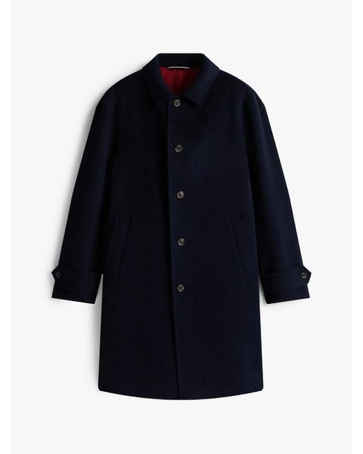 Cappotto Smart Casual Relaxed Fit di Tommy Hilfiger in Blue da Uomo