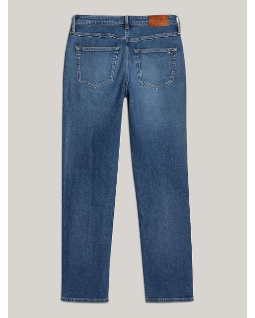 Tommy Hilfiger Blue Adaptive Classics Mid Rise Straight Jeans