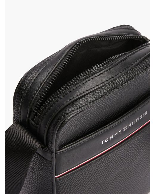 Tommy Hilfiger Black Th Business Corporate Reporter Bag for men
