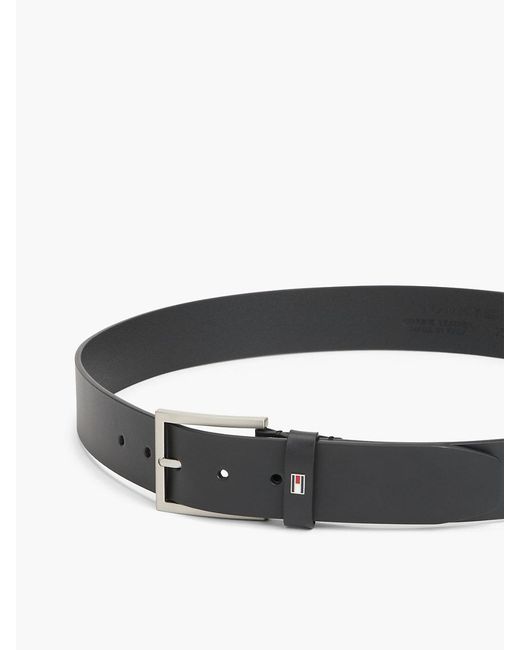 Cintura Hampton di Tommy Hilfiger in Black da Uomo