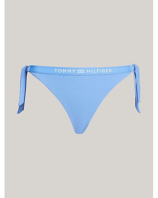 Tommy Hilfiger Bikinibroekje Met Strik Aan De Zijkant in het Blue