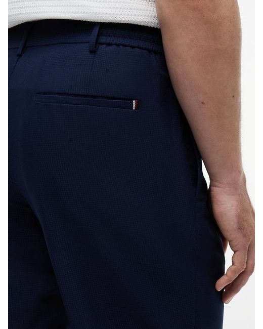 Tommy Hilfiger Blue New York Label Performance Air Dot Trousers for men