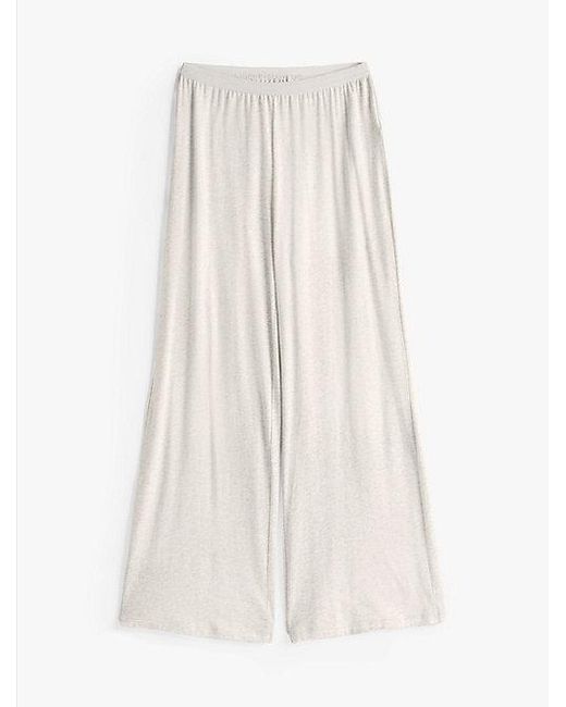 Tommy Hilfiger Pyjamabroek Met Logotailleband in het White