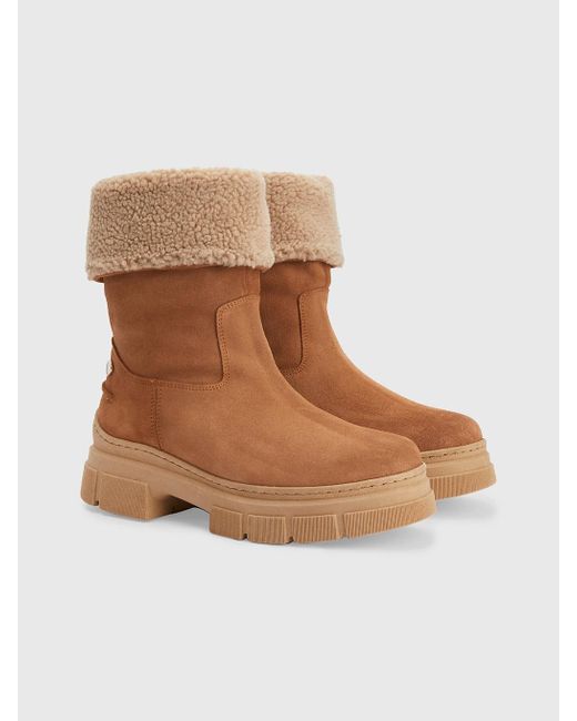 Bottines tommy hilfiger femme daim new arrivals