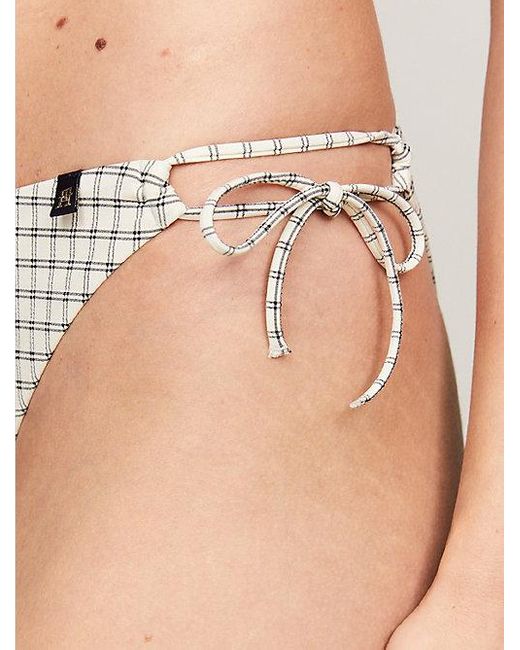 Tommy Hilfiger Natural Retro Cheeky Fit Bikinihose mit Bindebändern
