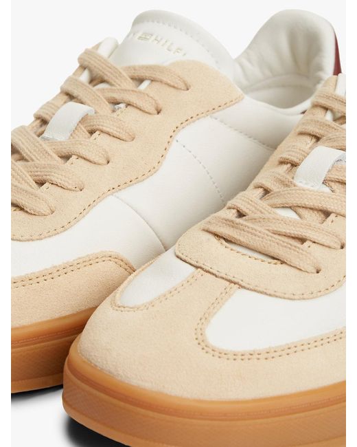 Tommy Hilfiger Multicolor Th Monogram Mixed Texture Trainers
