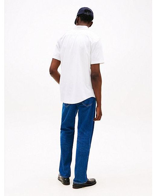 Tommy Hilfiger Performance Regular Fit Kurzarmhemd in White für Herren