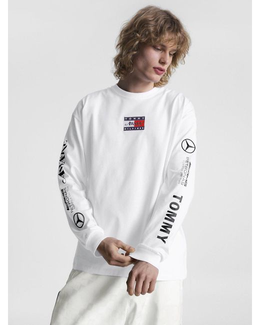 Tommy Hilfiger Tommy X Mercedes-amg F1 X Awake Ny Long Sleeve T-shirt in  White for Men | Lyst UK
