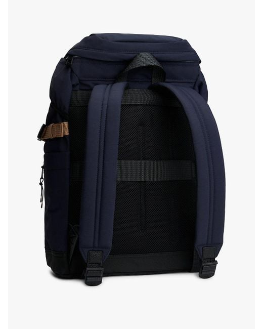 Sac À Dos De Voyage En Tissu À Rabat Et Logo Tommy Hilfiger pour homme en coloris Blue