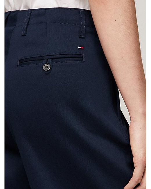 Tommy Hilfiger Relaxed Fit Straight Leg Chino in het Blue