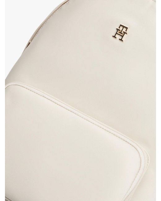 Tommy Hilfiger Natural Th Monogram Dome Backpack