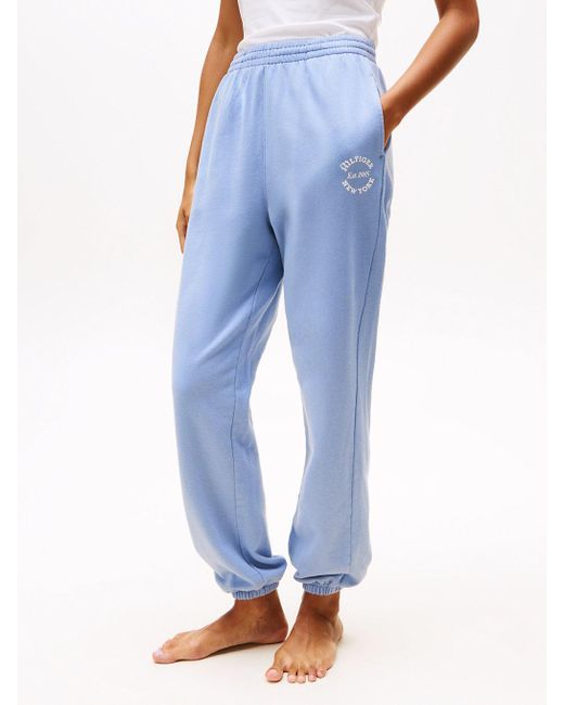 Tommy Hilfiger Blue Relaxed Logo Lounge Joggers