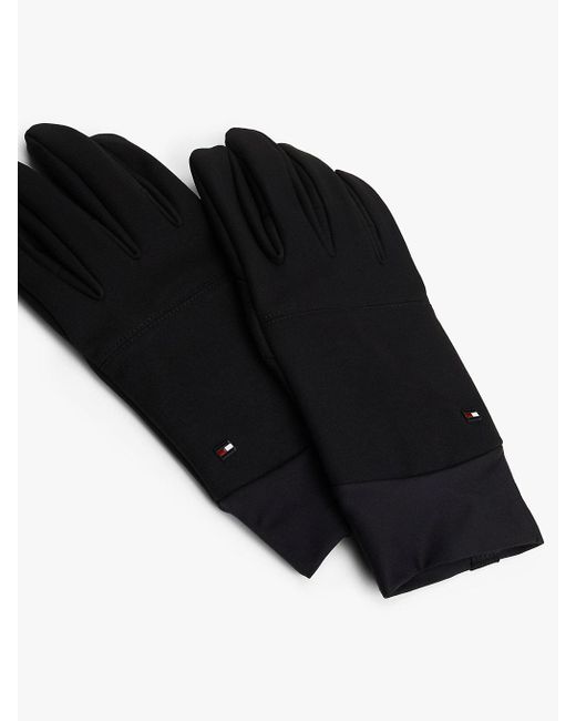 Gants Tech À Doigt Tactile Tommy Hilfiger pour homme en coloris Black
